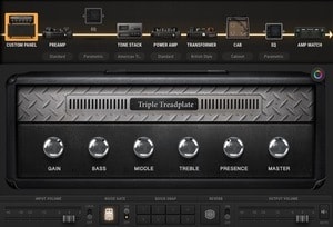 bias amp 2 triple treadplate metal tone