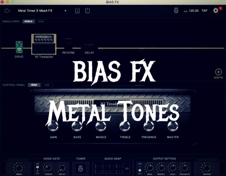 BIAS FX metal tones