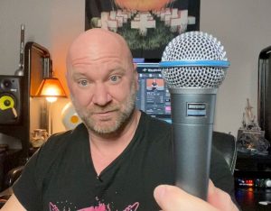 Shure Beta 58a mic for singing live on stage