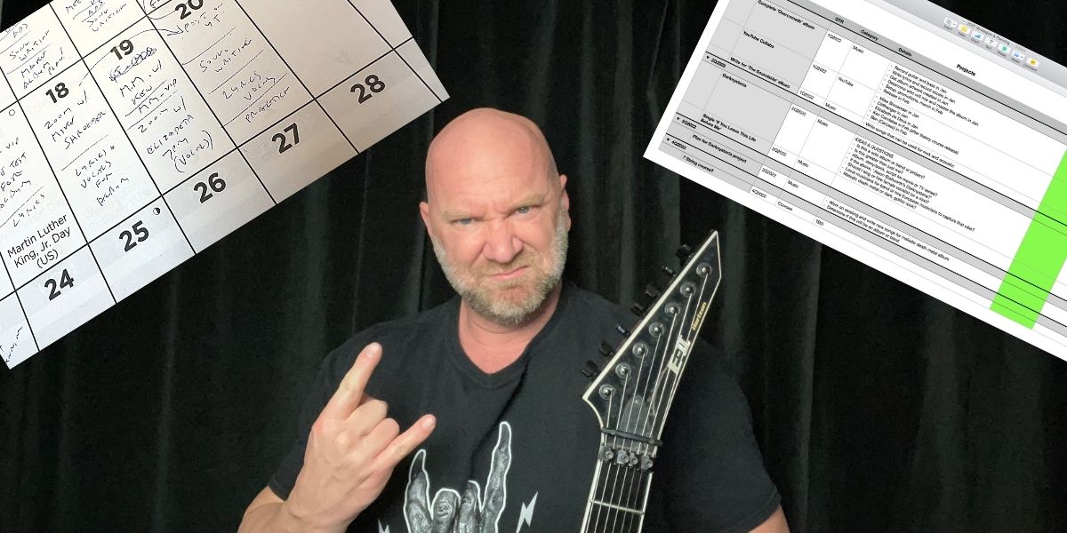 annual planning for full time guitarists and musicians