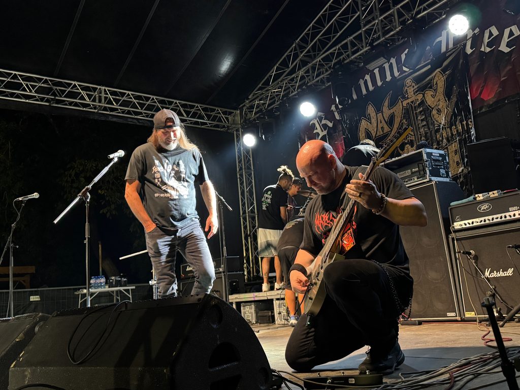 Jason Stallworth and Pete Sykes of Nasty Savage, Bulgaria, Running Free Festival 2026 - Sound Check